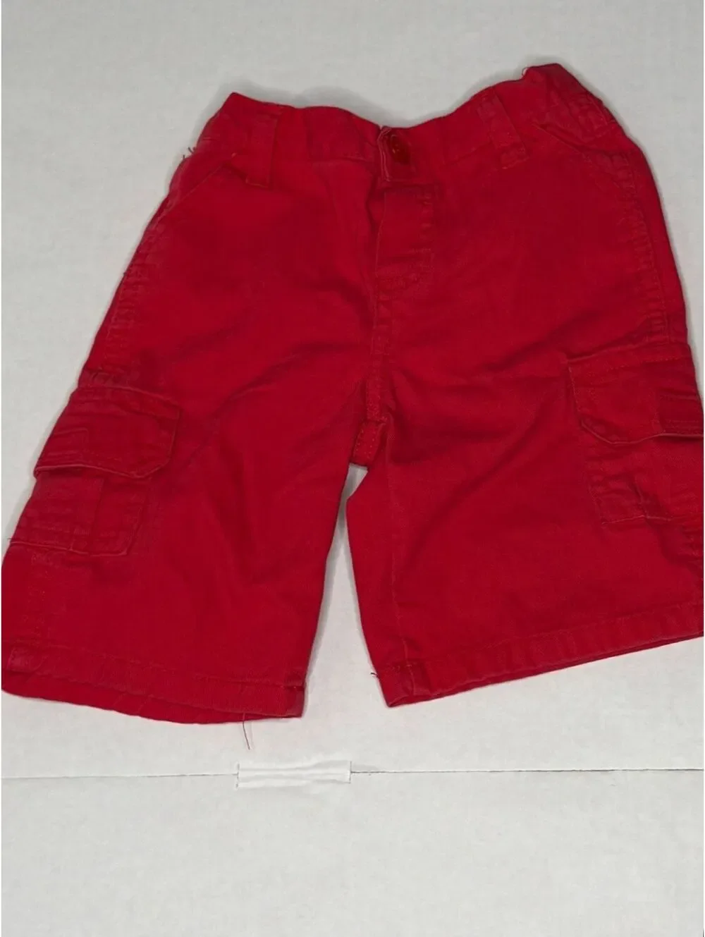 Boys Red Cargo Shorts Size 4T